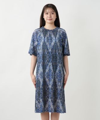 プリントフレアワンピース【Ｌｅｉｌｉａｎ　ＷＨＩＴＥ　ＬＡＢＥＬ】