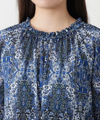 プリントフレアワンピース【Ｌｅｉｌｉａｎ　ＷＨＩＴＥ　ＬＡＢＥＬ】
