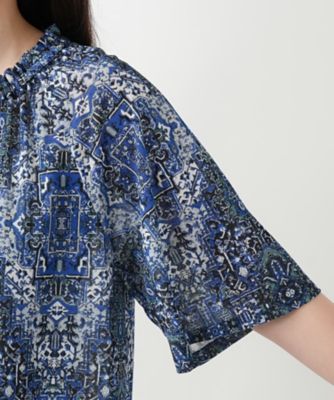 プリントフレアワンピース【Ｌｅｉｌｉａｎ　ＷＨＩＴＥ　ＬＡＢＥＬ】