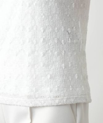 ロゴレースカットソー【ＲＯＣＨＡＳ　Ｐｒｅｍｉｅｒｅ】