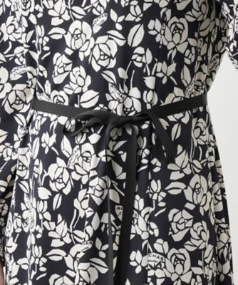プリントフレアワンピース【ＲＯＣＨＡＳ　Ｐｒｅｍｉｅｒｅ】