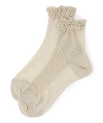 ＜Leilian (Women)＞ラメショートソックス