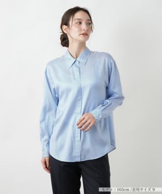 ＜BOURGE (Women)＞ストライプブラウス