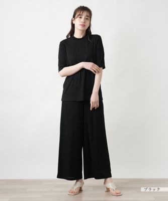 Leilian レリアン ハイネック チュニック レリアン Leilian ギャザーハイネックカットソー【逸品会先行