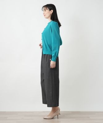 クルーネックカーディガン