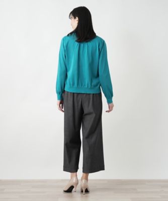 クルーネックカーディガン