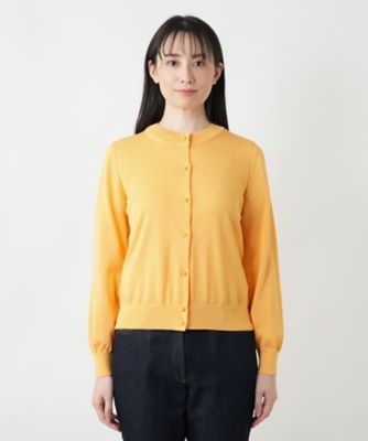 クルーネックカーディガン