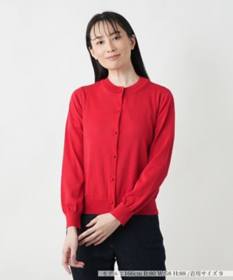 クルーネックカーディガン