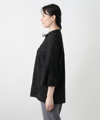 カットワーク刺繍ブラウス【ＲＯＣＨＡＳ　Ｐｒｅｍｉｅｒｅ】