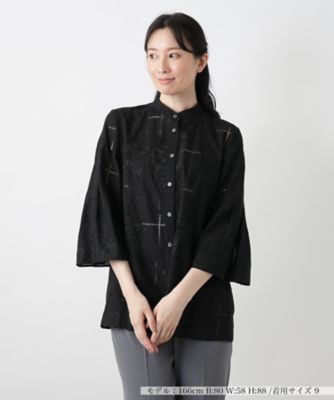 ＜Leilian (Women)＞カットワーク刺繍ブラウス【ＲＯＣＨＡＳ　Ｐｒｅｍｉｅｒｅ】