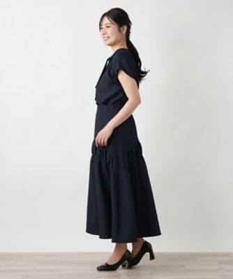 ロングフレアスカート【ＢＯＵＲＧＥ】