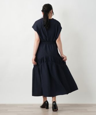 ロングフレアスカート【ＢＯＵＲＧＥ】