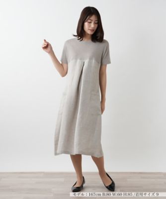 ニット切替ワンピース【ＬＥ　ＴＲＩＣＯＴ　ＰＥＲＵＧＩＡ】