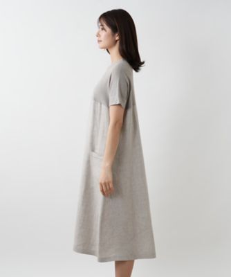 ニット切替ワンピース【ＬＥ　ＴＲＩＣＯＴ　ＰＥＲＵＧＩＡ】