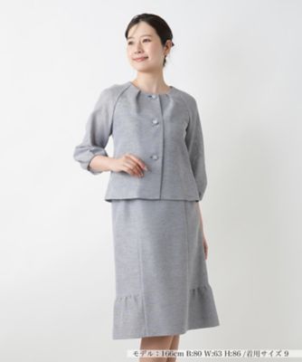 ＜Leilian (Women)＞ノーカラースーツ【セレモニー】