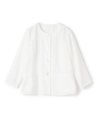 ノーカラージャケット | Leilian (Women)/レリアン | 三越伊勢丹