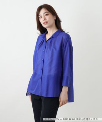＜Leilian (Women)＞織柄シャツブラウス【ＳＯＭＥＬＯＳ】