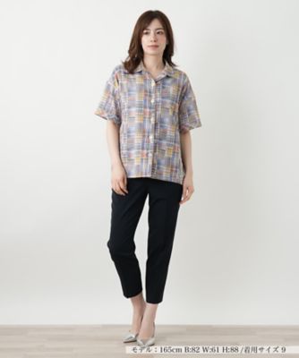 チェック柄シャツブラウス -｜Leilian（レリアン）｜Leilian Co