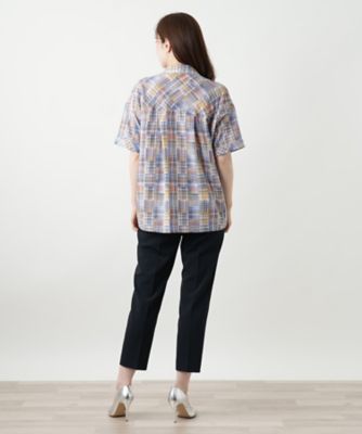 Leilian レリアン チェック シャツ 美品 大きいサイズ 15号 Leilian レリアン チェック シャツ 美品 大きいサイズ 15号