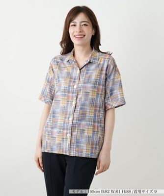 ＜Leilian (Women)＞チェックシャツブラウス