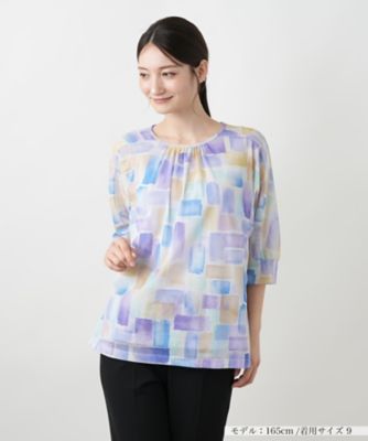 ＜Leilian (Women)＞プリントカットソー