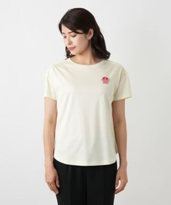 Leilian / レリアン ブローチ付きクルーネックカットソー ブローチ付きクルーネックカットソー | Leilian (Women