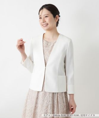 ＜Leilian (Women)＞ノーカラージャケット【セレモニー】