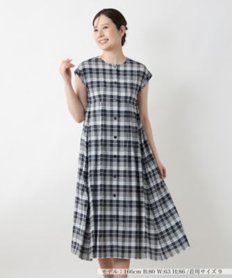 ＜Leilian (Women)＞チェックワンピース