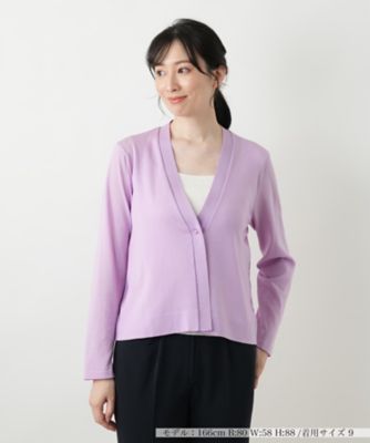 Leilian (Women)/レリアン Vネックカーディガン