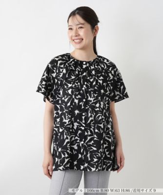 ＜Leilian (Women)＞フラワープリントブラウス