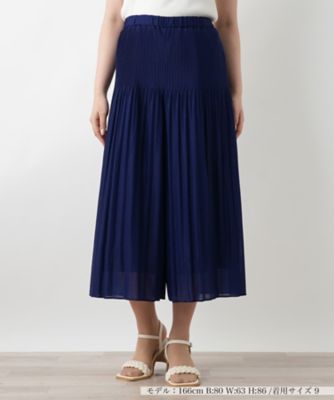 ＜Leilian (Women)＞プリーツワイドパンツ【セレモニー】