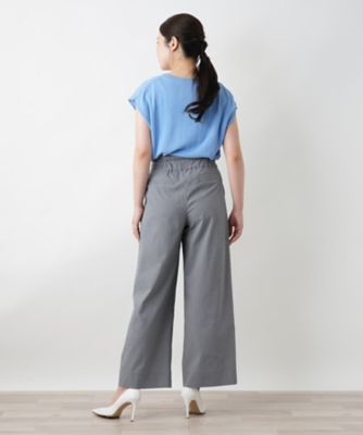 ストライプワイドパンツ