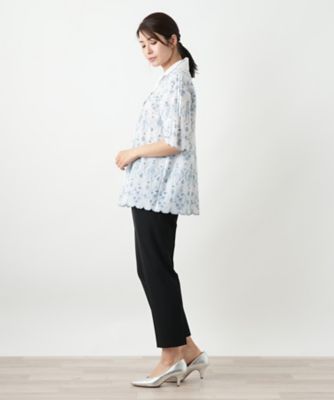 フラワー刺繍ブラウス【Ｌｅｉｌｉａｎ　ＷＨＩＴＥ　ＬＡＢＥＬ】