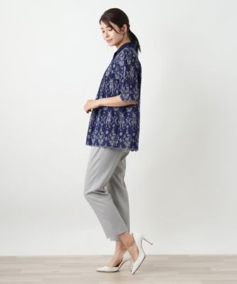 フラワー刺繍ブラウス【Ｌｅｉｌｉａｎ　ＷＨＩＴＥ　ＬＡＢＥＬ】