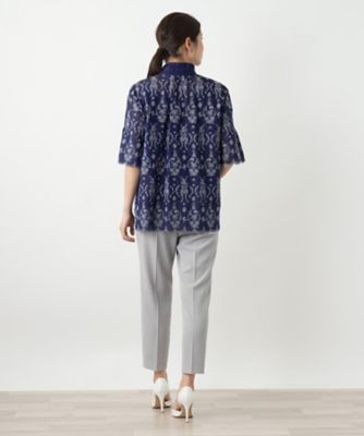 フラワー刺繍ブラウス【Ｌｅｉｌｉａｎ　ＷＨＩＴＥ　ＬＡＢＥＬ】