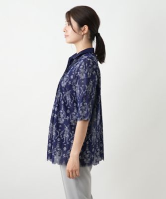 フラワー刺繍ブラウス【Ｌｅｉｌｉａｎ　ＷＨＩＴＥ　ＬＡＢＥＬ】