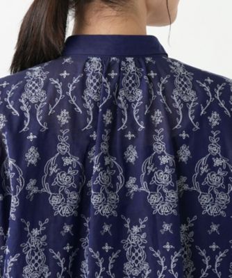 フラワー刺繍ブラウス【Ｌｅｉｌｉａｎ　ＷＨＩＴＥ　ＬＡＢＥＬ】