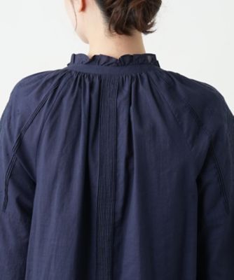 刺繍フレアスリーブブラウス【Leilian WHITE