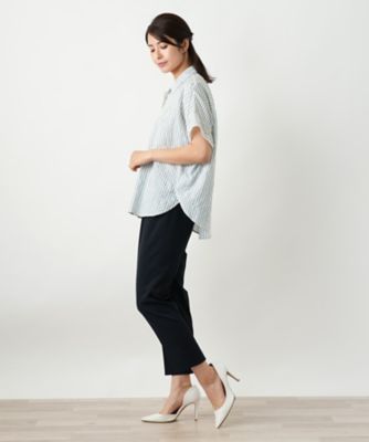ストライプブラウス【Ｌｅｉｌｉａｎ　ＷＨＩＴＥ　ＬＡＢＥＬ】