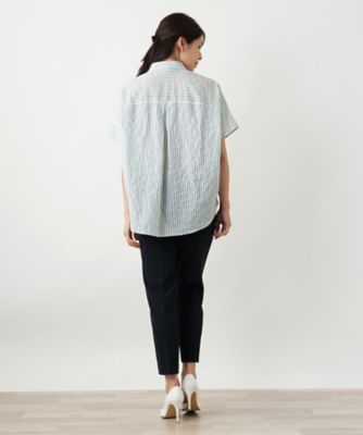 ストライプブラウス【Ｌｅｉｌｉａｎ　ＷＨＩＴＥ　ＬＡＢＥＬ】