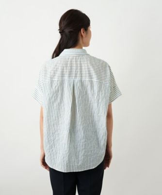 ストライプブラウス【Ｌｅｉｌｉａｎ　ＷＨＩＴＥ　ＬＡＢＥＬ】