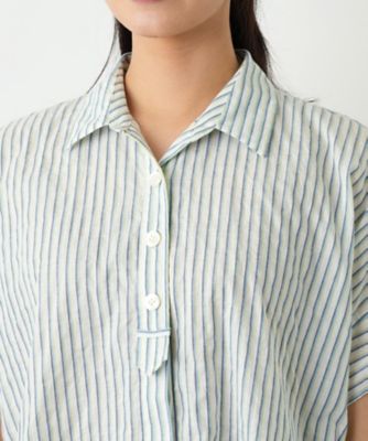 ストライプブラウス【Ｌｅｉｌｉａｎ　ＷＨＩＴＥ　ＬＡＢＥＬ】