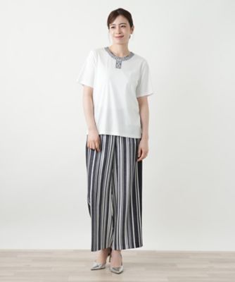 刺繍カットソー【Ｌｅｉｌｉａｎ　ＷＨＩＴＥ　ＬＡＢＥＬ】