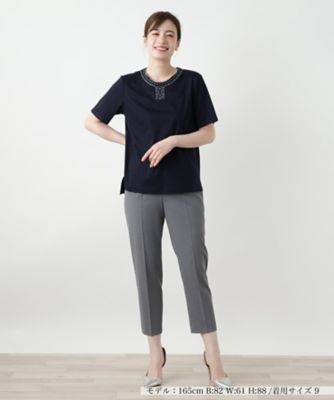 刺繍カットソー【Ｌｅｉｌｉａｎ　ＷＨＩＴＥ　ＬＡＢＥＬ】