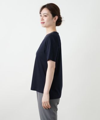 刺繍カットソー【Ｌｅｉｌｉａｎ　ＷＨＩＴＥ　ＬＡＢＥＬ】