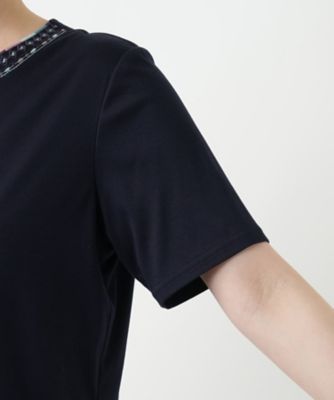 刺繍カットソー【Ｌｅｉｌｉａｎ　ＷＨＩＴＥ　ＬＡＢＥＬ】