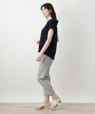 刺繍フレンチスリーブカットソー【Ｌｅｉｌｉａｎ　ＷＨＩＴＥ　ＬＡＢＥＬ】