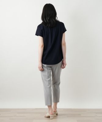 刺繍フレンチスリーブカットソー【Ｌｅｉｌｉａｎ　ＷＨＩＴＥ　ＬＡＢＥＬ】