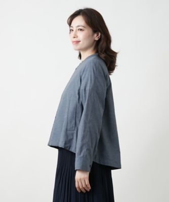 スタンドカラージップジャケット【Ｌｅｉｌｉａｎ　ＷＨＩＴＥ　ＬＡＢＥＬ】