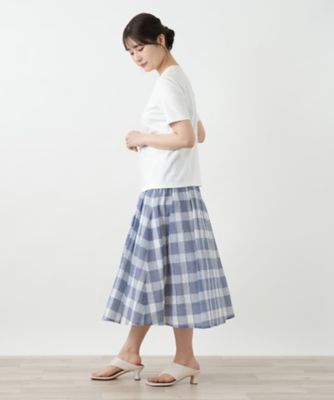 刺繍クルーネックカットソー【Ｌｅｉｌｉａｎ　ＷＨＩＴＥ　ＬＡＢＥＬ】